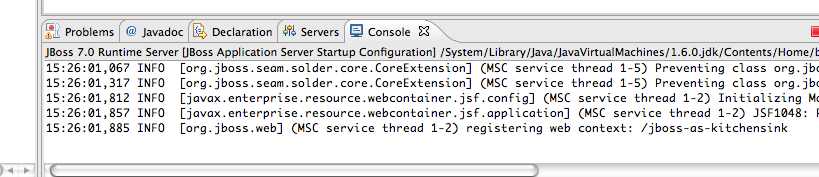 Eclipse KitchenSink Deploy 3