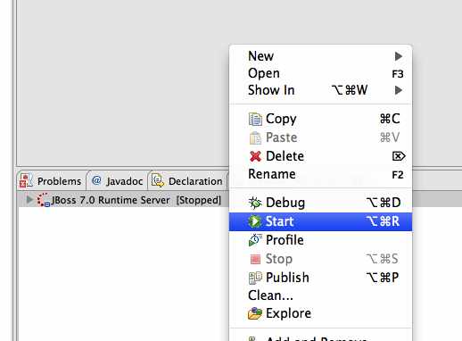 Eclipse Server Start 1