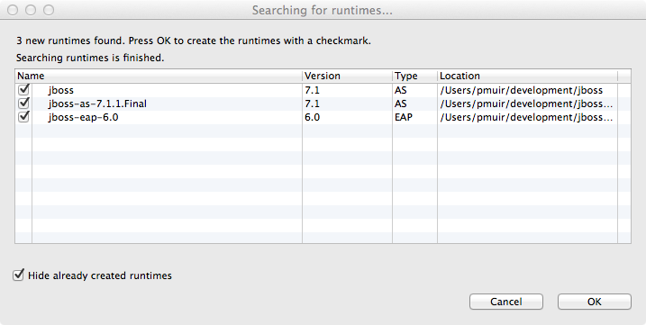 Eclipse Detect Servers 4
